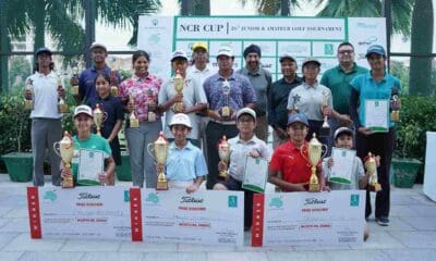 Winners of the 26th NCR Cup Junior & Amateur Golf Tournament at Jaypee Greens Wish Town, Noida