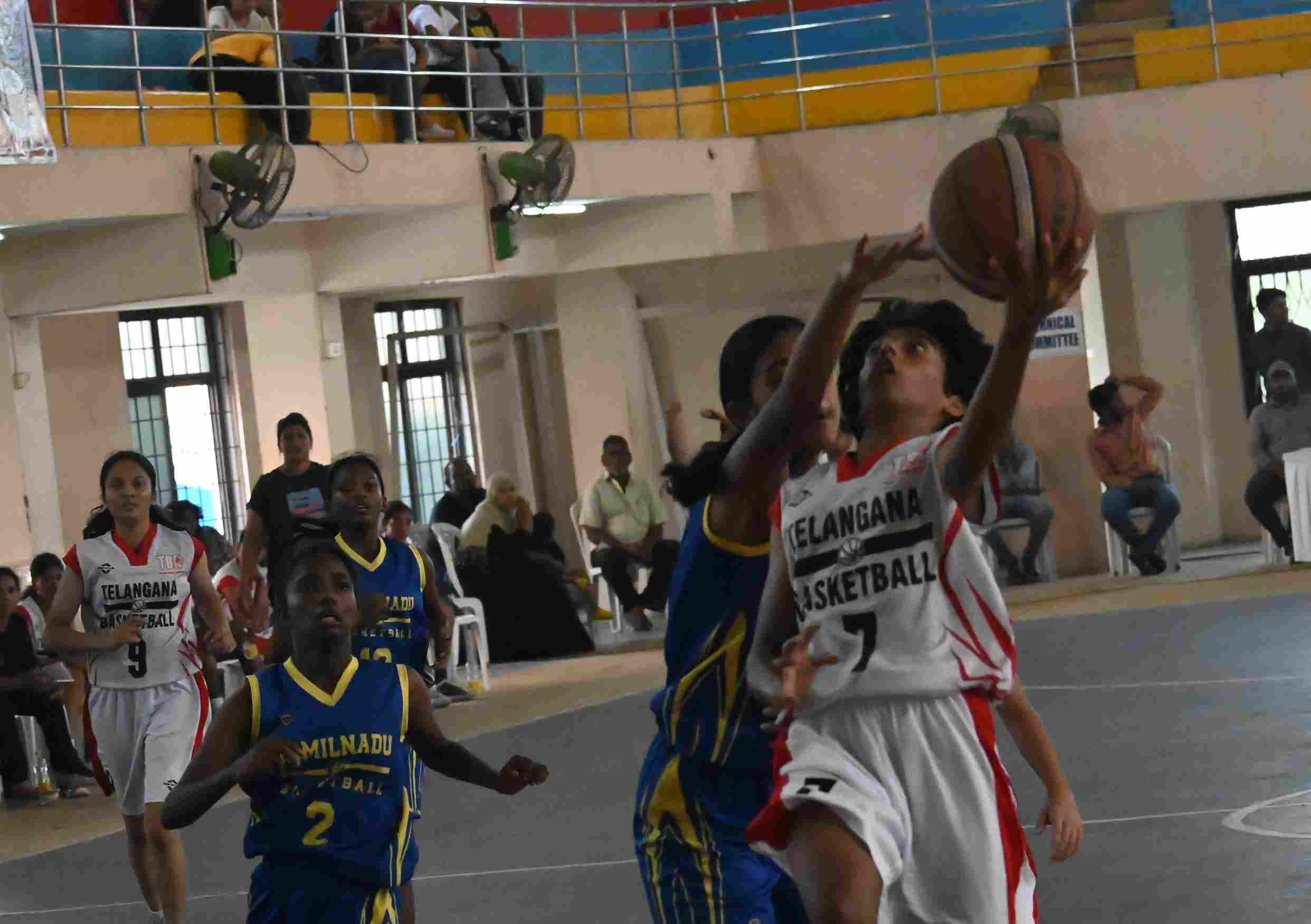 Telangana girls go down to Tamil Nadu