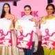 Sudha Reddy, Opal Suchata Chauangsri and Dr Pragnya Chigurupati announce the Pink Power Run