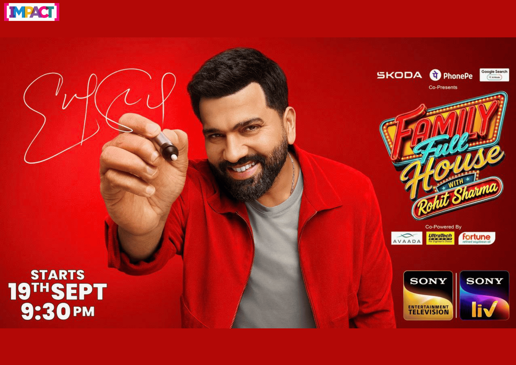 A star-studded Bollywood line up on Family Full House with Rohit Sharma
