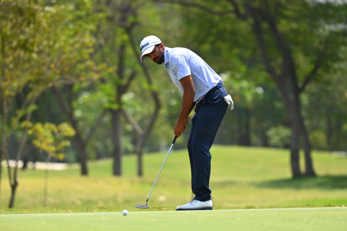 Saptak Talwar makes strong start with a 4-under 66 to be tied third; Veer and Yuvraj start well