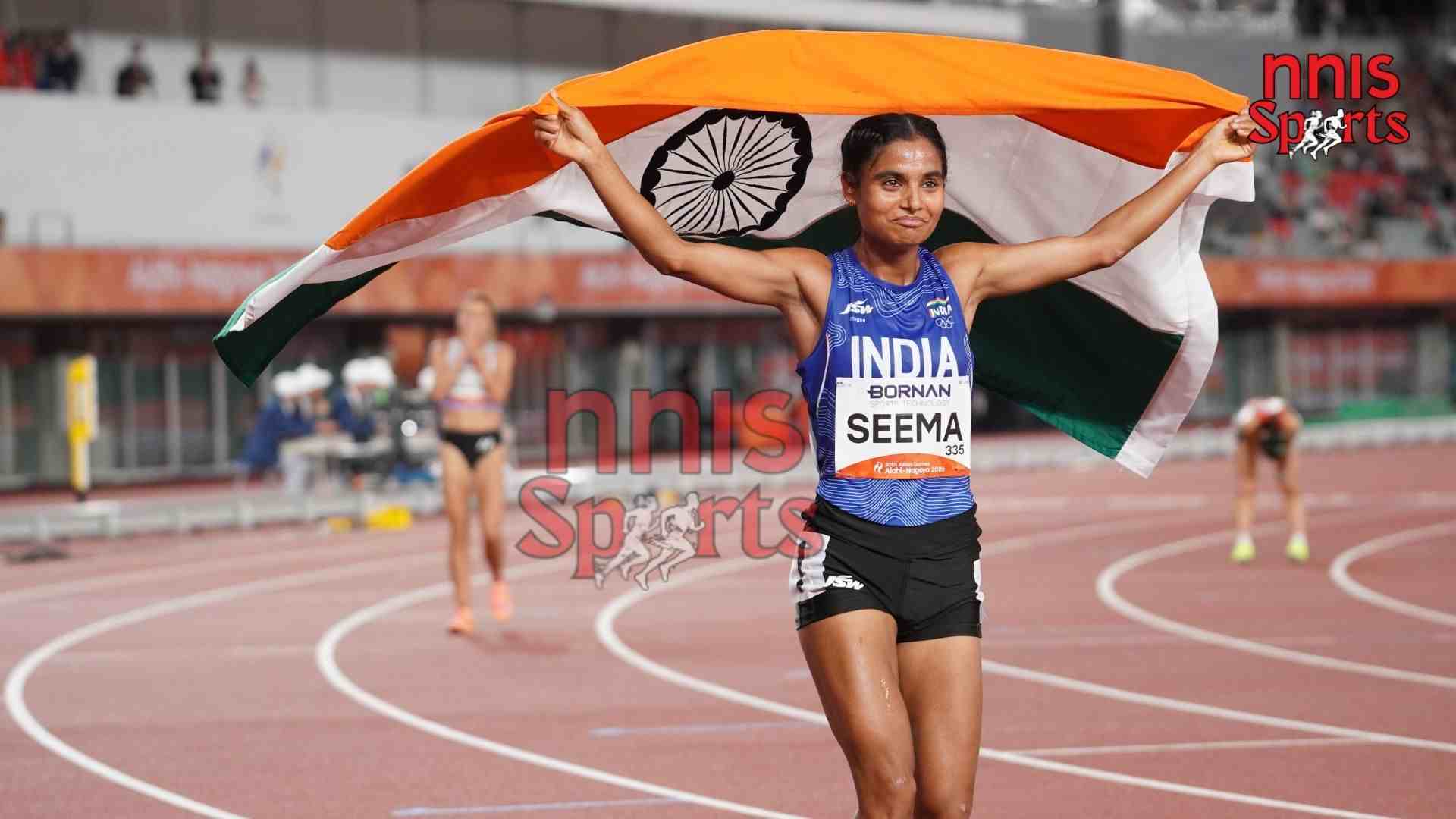 Seema ends 16 year wait for Asian Games medal in 10,000 metres