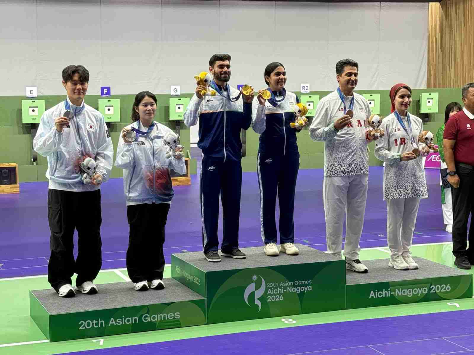 Haryana duo Suruchi & Kamaljeet rewrite records as India win 1st shooting gold at Asian Games 2026
