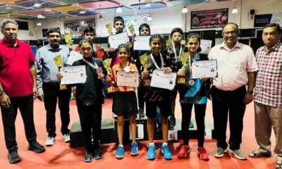 Adhira Chetan and Vihaan Mudumbai emerge champions in TSTTA U-13 league tourney