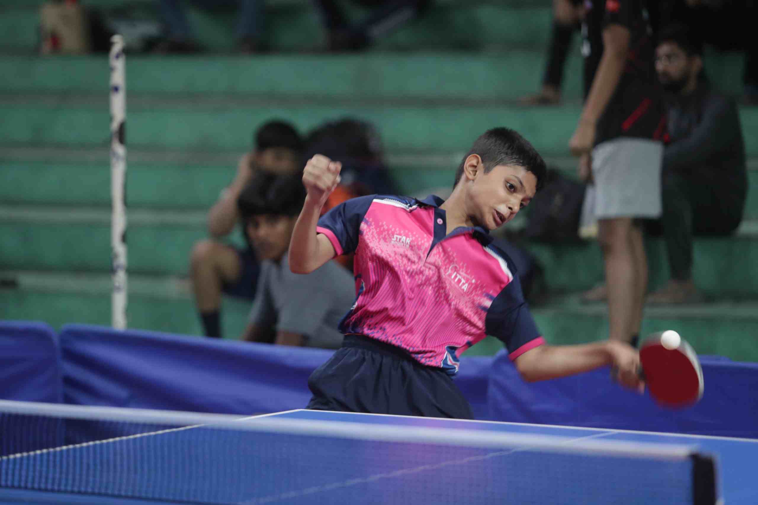 Jain Myra and Isaac Pranav keep a clean slate in 6th Table Tennis For Life tournament