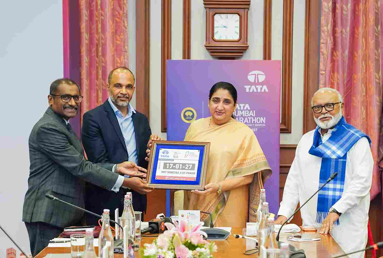 Maharashtra Dy CM Sunetra unveils Tata Mumbai Marathon 2026 socio-economic and health impact report