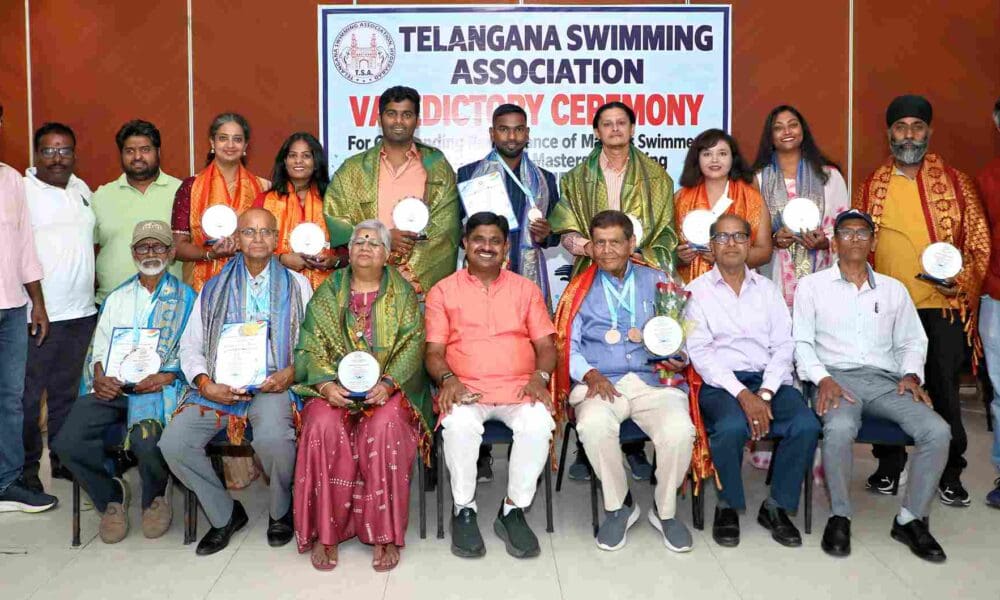 Jagan Mohan Reddy, Archana Muthyala and Preeti Ramdas shine at 22nd Natl Masters Swimming
