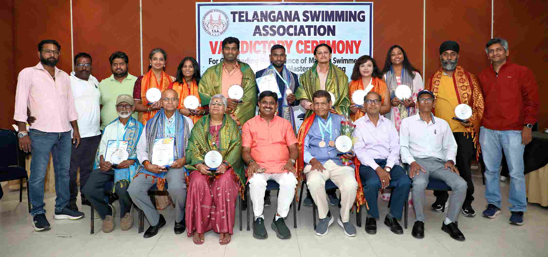 Jagan Mohan Reddy, Archana Muthyala and Preeti Ramdas shine at 22nd Natl Masters Swimming