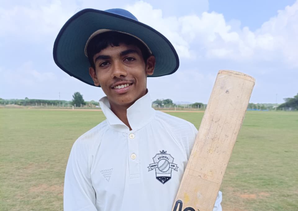 J Jagarthveer Nayak hammered a triple century