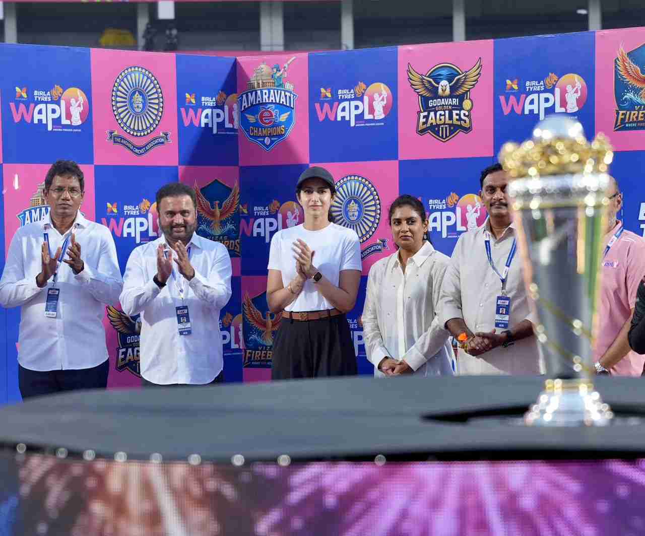 WAPL kicks off in Mangalagiri, Brahmani and Mithali unveil trophy