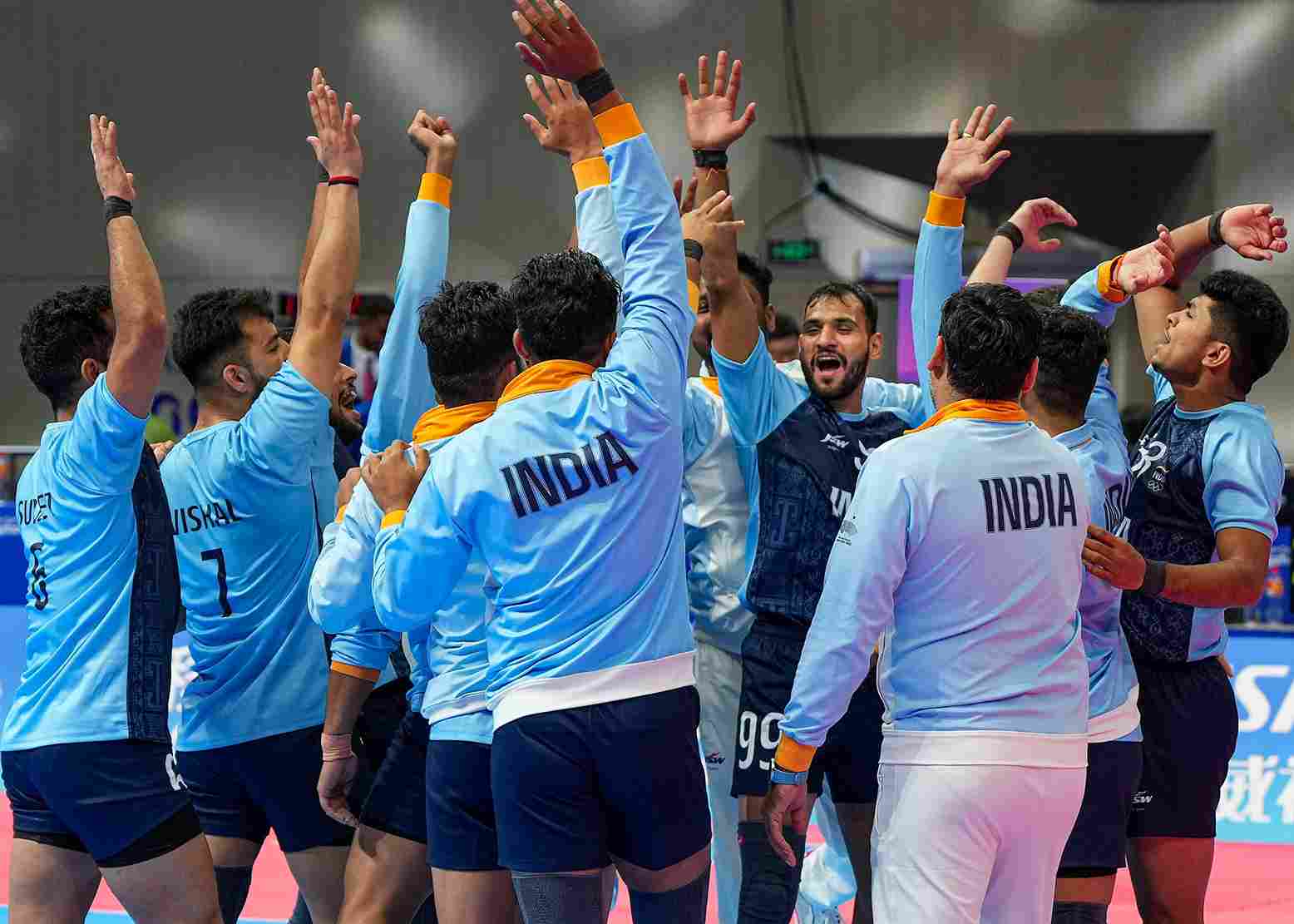 India seal final spot with commanding 66-28 victory over Thailand in men’s kabaddi
