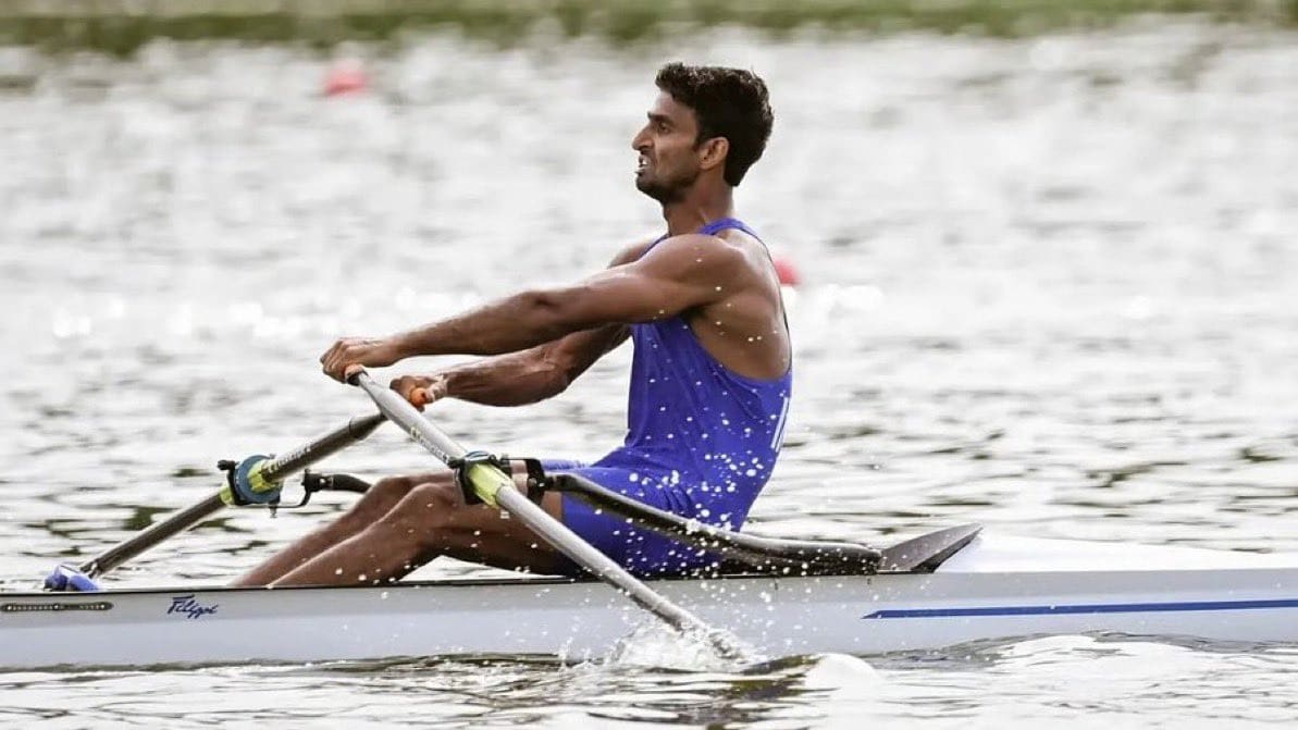 Satnam and Salman spare India the blushes with a maiden bronze medal in double sculls