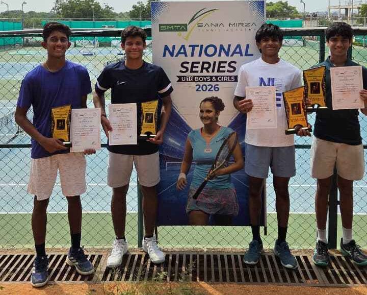 AITA National Series Under-16 boys and girls ‘tournament at the Sania Mirza Tennis Academy in Hyderabad