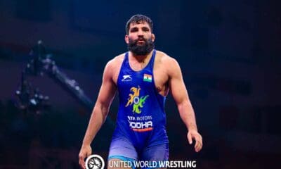 Sunil Kumar wins bronze in 87kg Greco-Roman event as India open their wrestling account