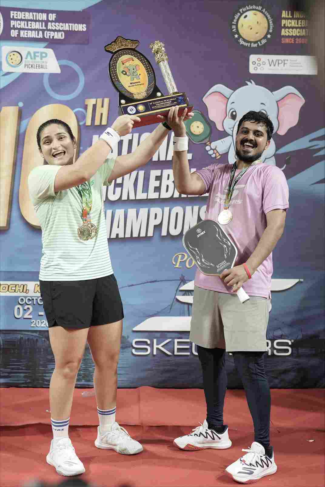 Vrushali bags a double, Deepak Triumphs in boys singles at AIPA nationals 