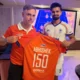 Abhishek celebrates his 150th international cap with a splendid brace against Japan