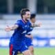 Bengaluru FC's Borja Martinez celebrates his goal against SC Delhi