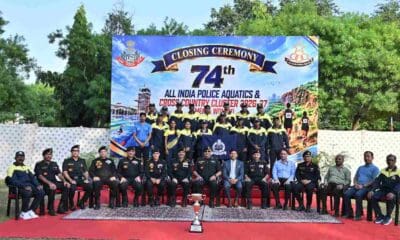 CISF emerge champions in men's swimming at 74th All India Police Aquatic Cluster