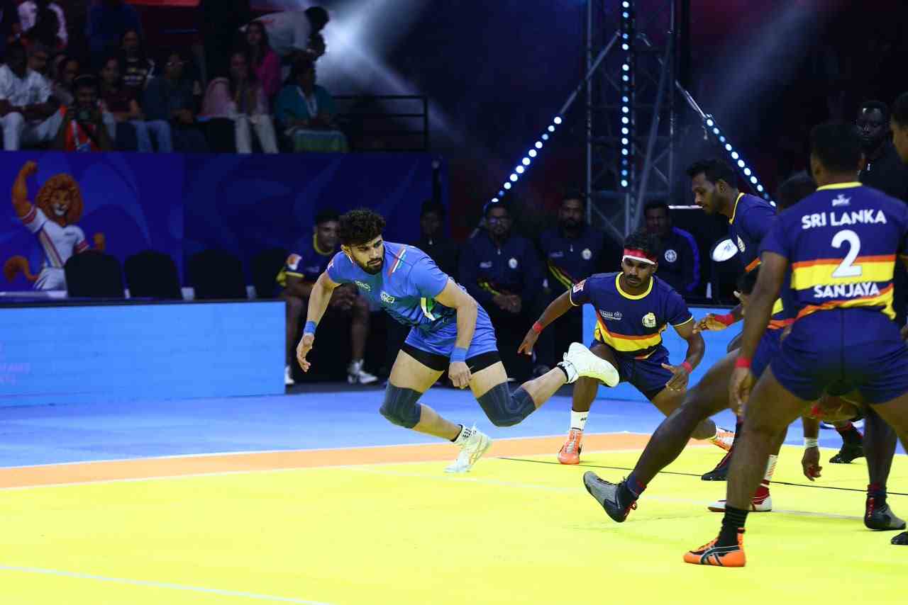 India complete Commonwealth Kabaddi double with commanding men’s final win over Sri Lanka