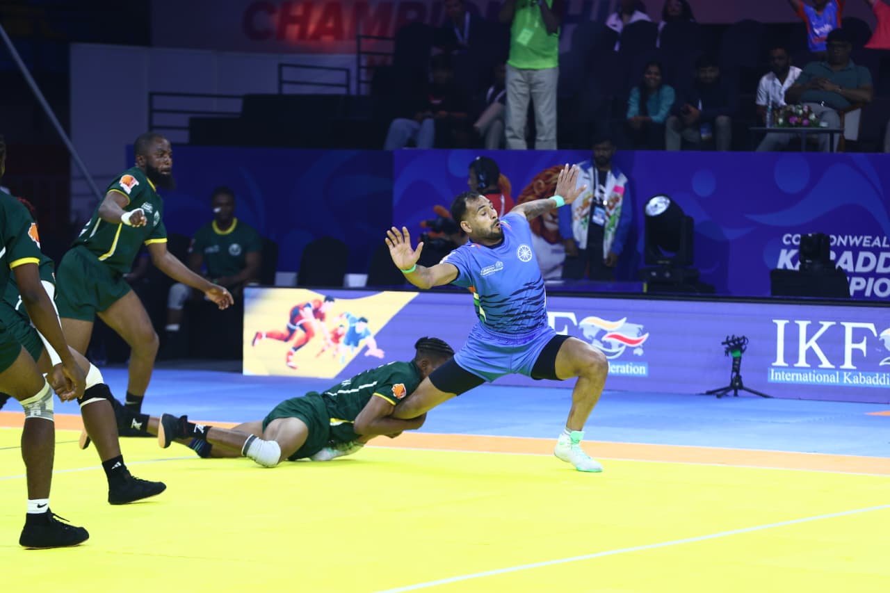 Indian men defeat Nigeria 50-23 in Commonwealth kabaddi
