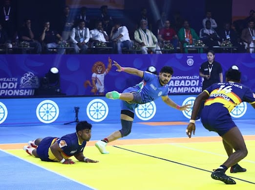 India score a dominant win over Sri Lanka to remain undefeated at Commonwealth Kabaddi 