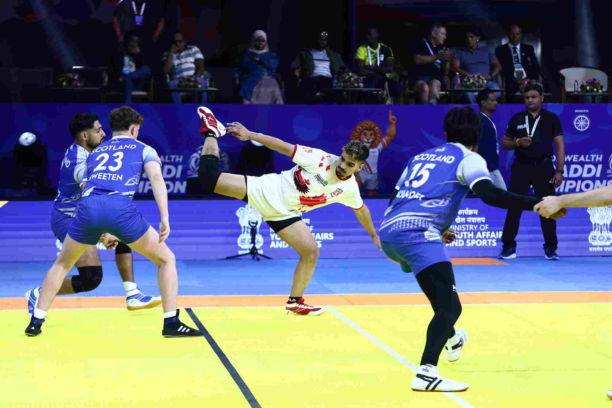 registered a convincing 60-28 win over Singapore in the men's competition