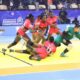 Kenya’s women edged out Bangladesh 34-25 in the commonwealth kabaddi