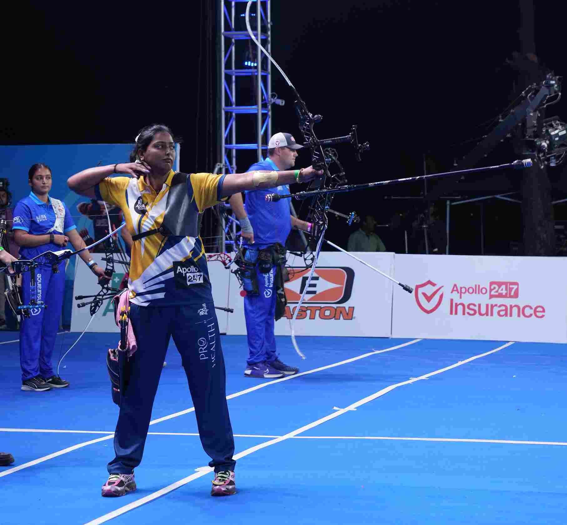 Chola Chiefs' Deepika Kumar in action