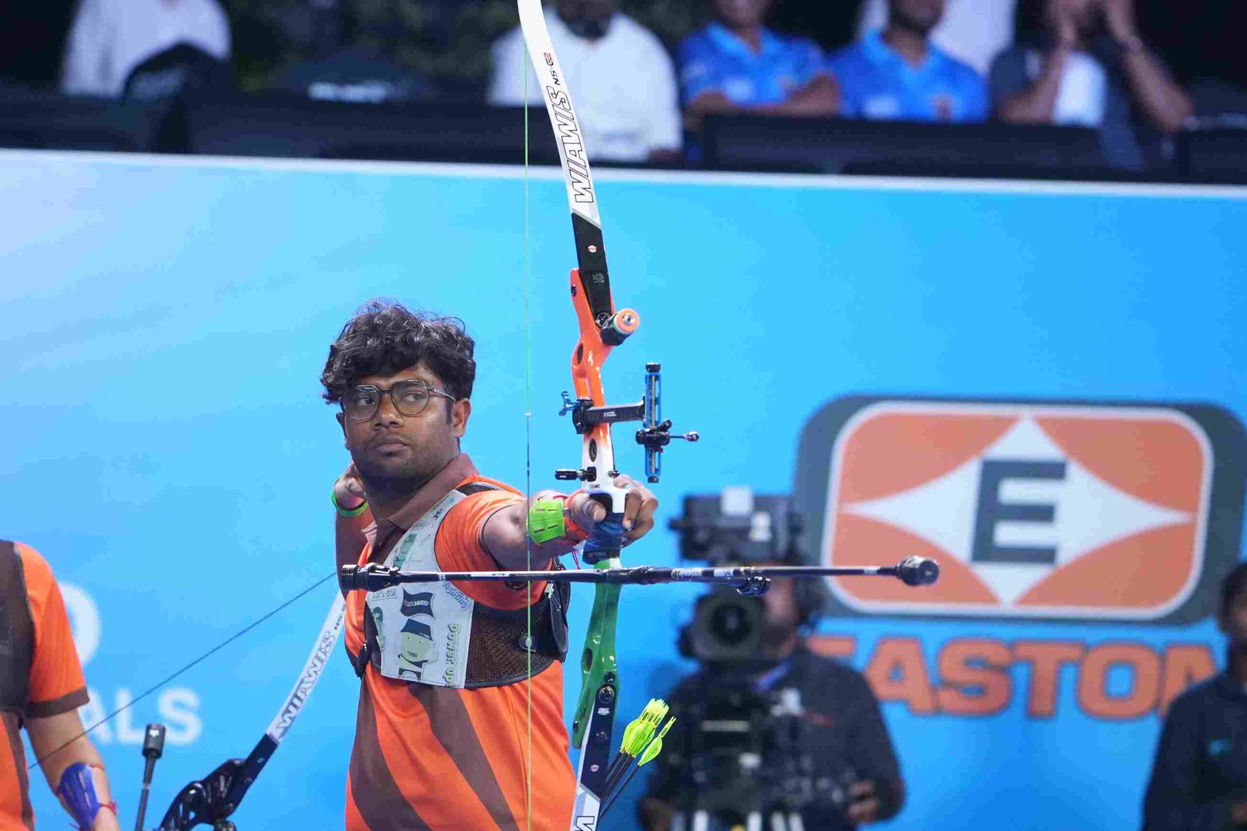 Dhiraj Boomadevara in action against Yodhas