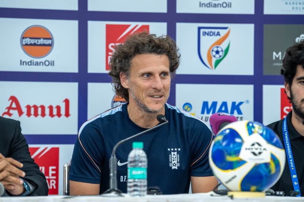 Uruguay coach Diego Forlan