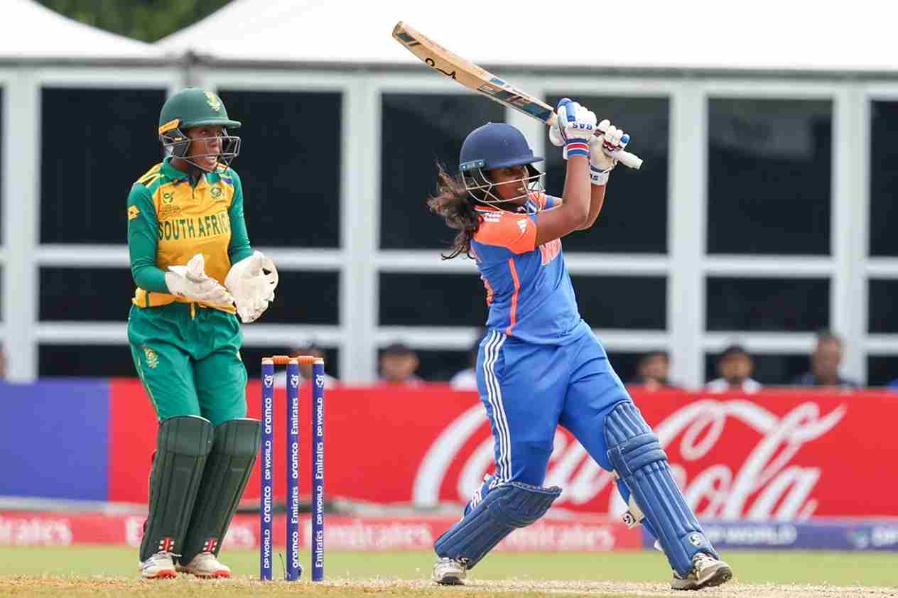 G Trisha and Vanka Pooja fashion Hyderabad win over Jharkhand