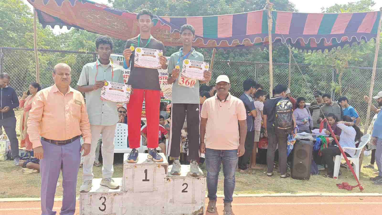 Ryka bags a double, Bhavya Sree and Aryan Babu emerge the fastest at athletic meet