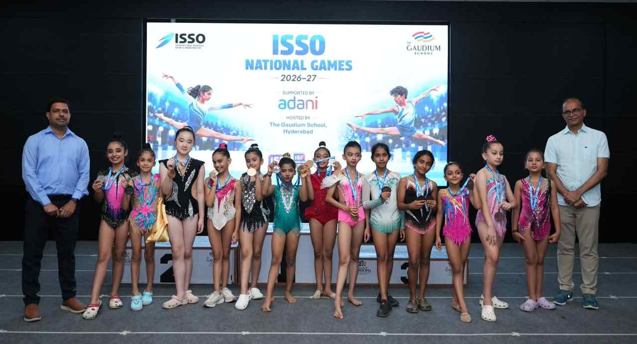 Over 115 schools compete in three-day ISSO National gymnastics championship in Hyderabad