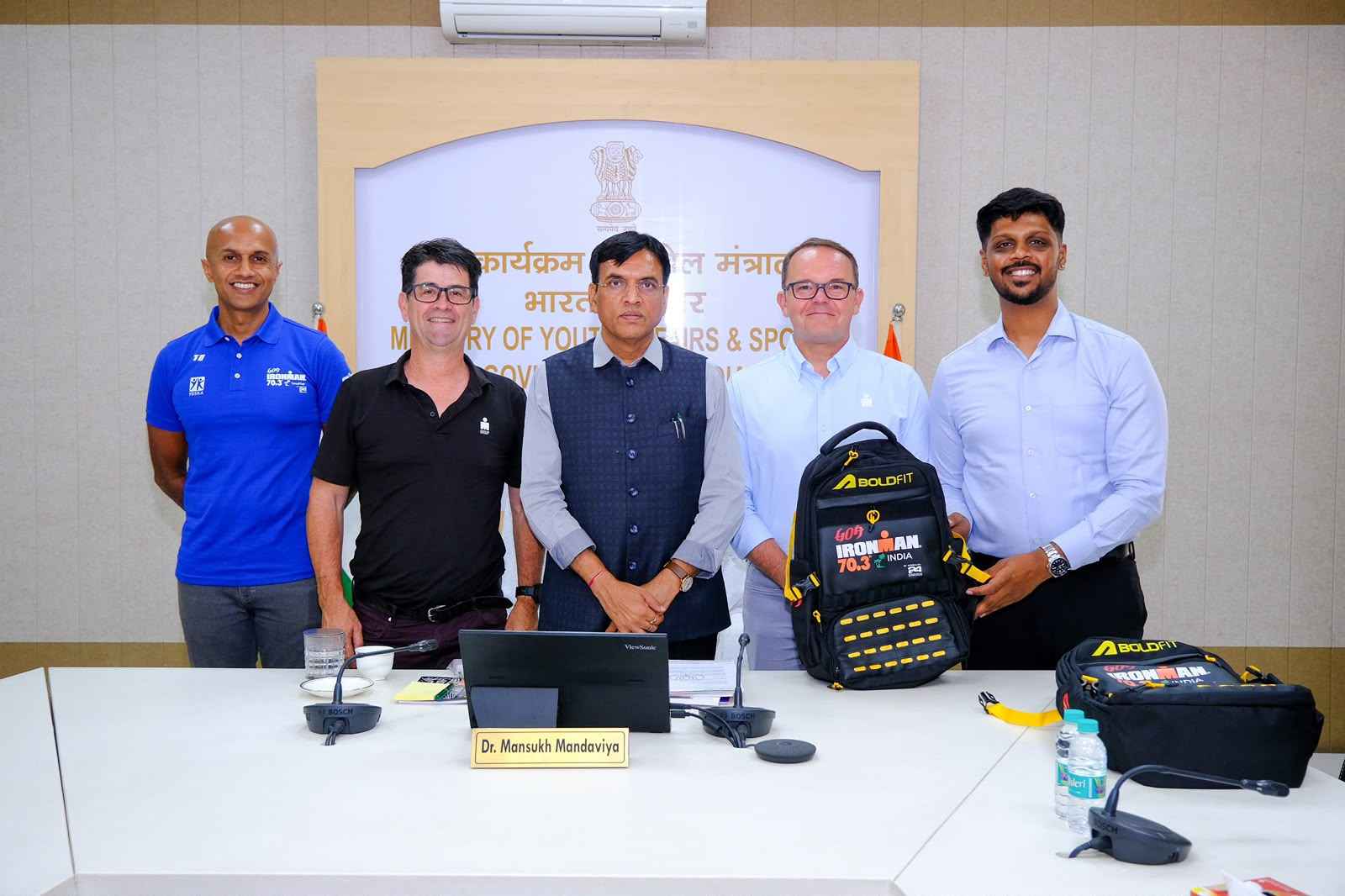 The IRONMAN Group and Yoska pledge support for the Fit India Movement through endurance sports