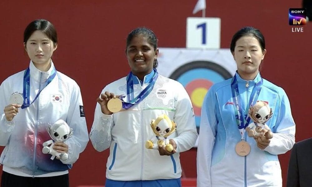 Oh dear! Kumkum Mohod shoots off Korea’s Yejin to win India’s first recurve gold