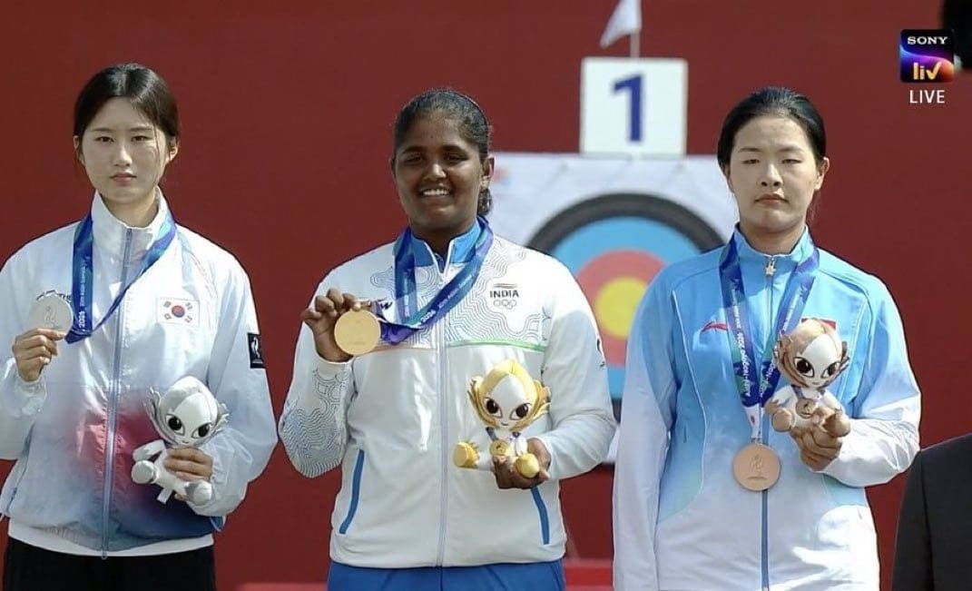 Oh dear! Kumkum Mohod shoots off Korea’s Yejin to win India’s first recurve gold