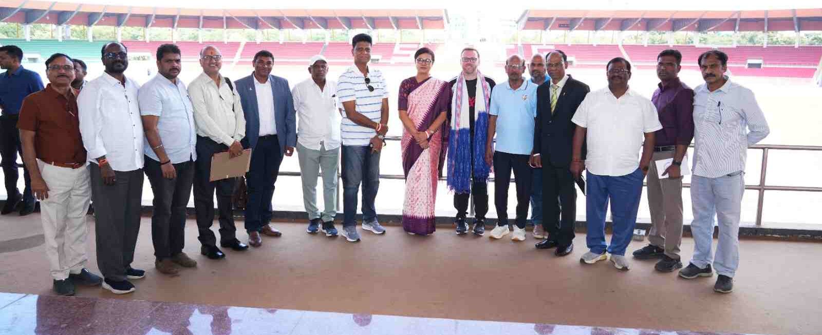 LFC Foundation’s Contini visits Gachibowli stadium, discussion on collaboration in football