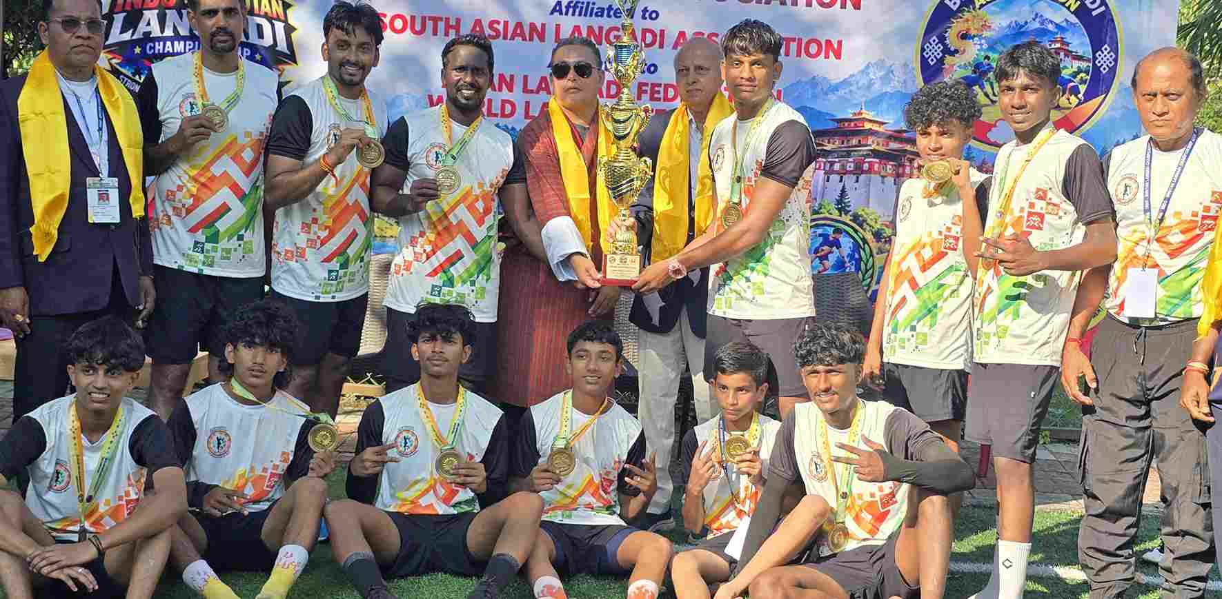 India clinch gold medals in Indo–Bhutan Langadi Championship 2026