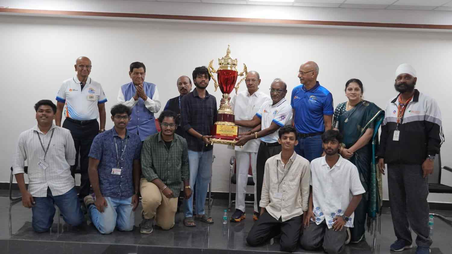 MLRIT sports achievers and veteran swimmers felicitated