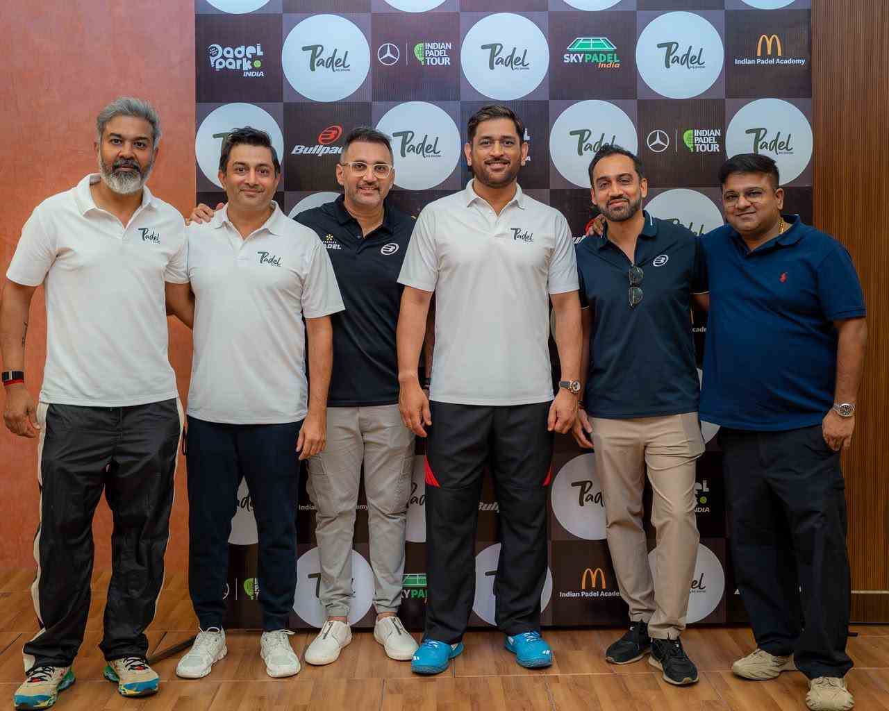 Dhoni inaugurates 7Padel MS Dhoni by PadelPark India in Jubilee Hills, Hyderabad