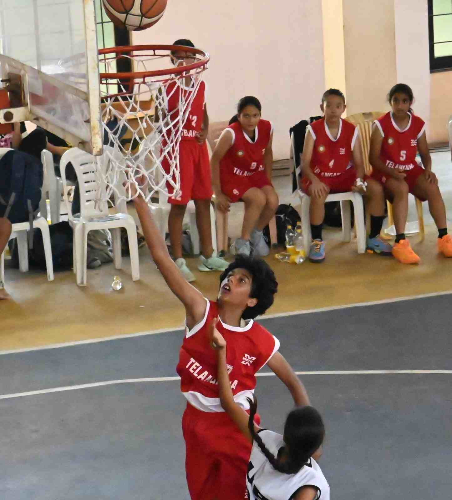 Uttar Pradesh edged past Telangana 51-44 in a thrilling Pool A encounter