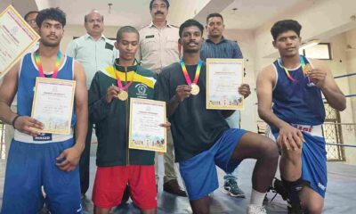 AV College boxers win OU Inter-Collegiate boxing championship