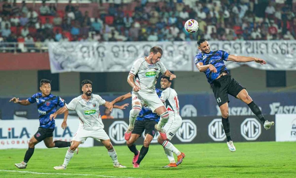 Ajaraie misses late penalty as Odisha FC and NorthEast United FC play out a goalless draw