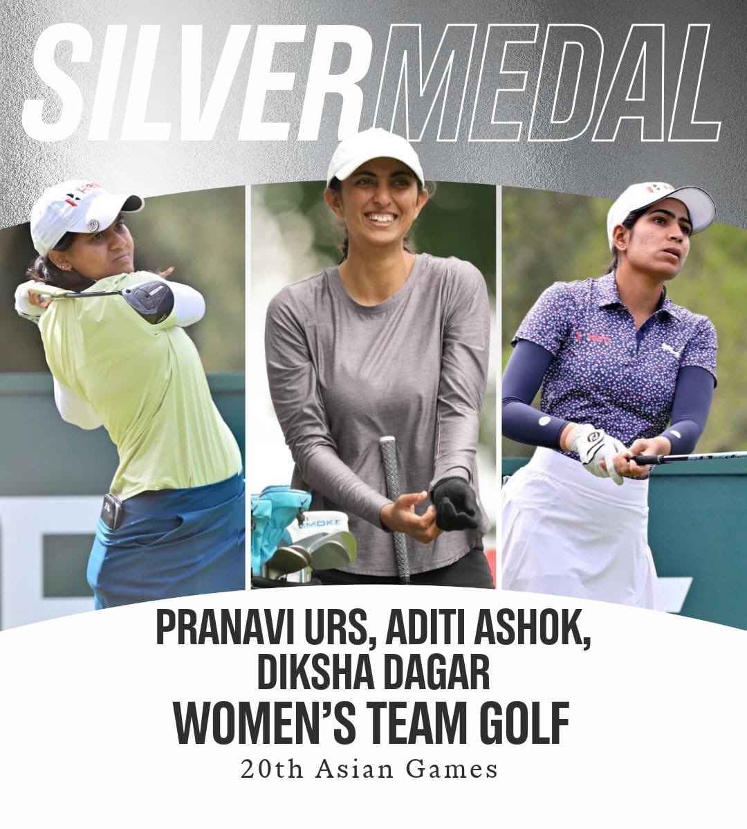 Pranavi Urs, Aditi Ashok and Diksha Dagar