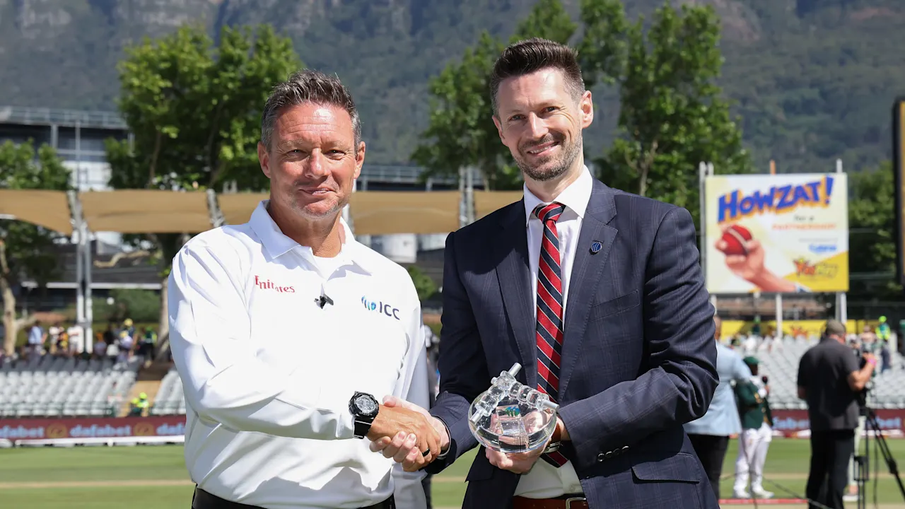 Kettleborough hits a century as an on-field Test umpire, ICC lauds the Englishman’s feat