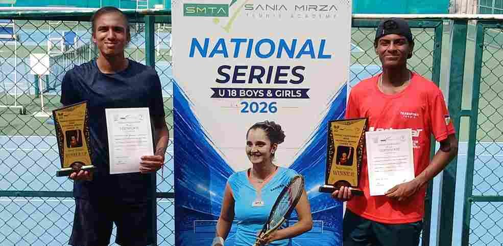 Parthiv Nallagundla won a double at the U-18 national tournament