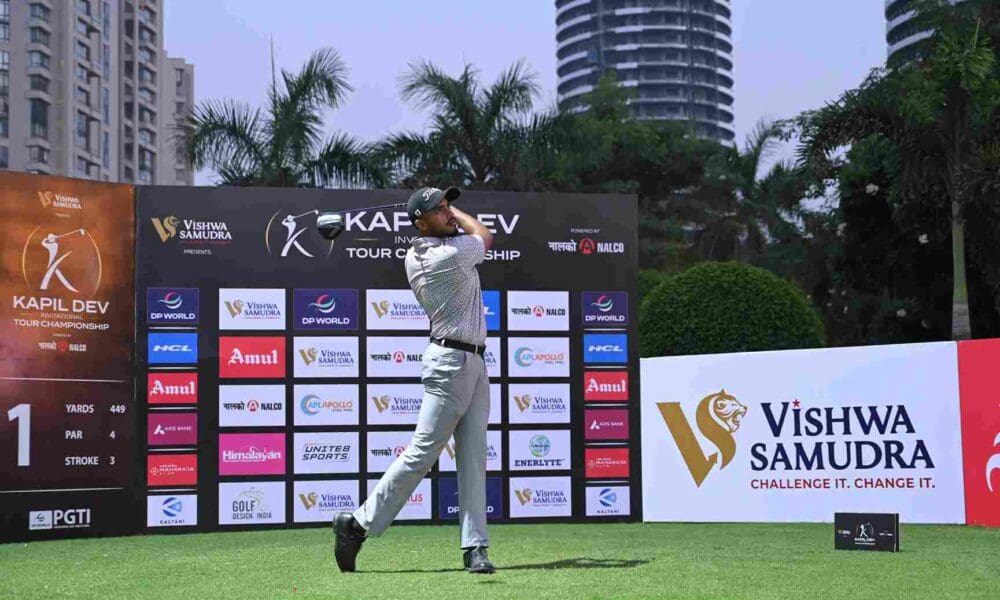 Shaurya Bhattacharya opens with a two-shot lead at Kapil Dev Invitational Tour