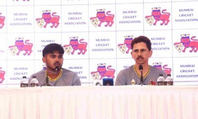Mumbai captain Siddhesh Lad and vice-captain Ayush Mhatre