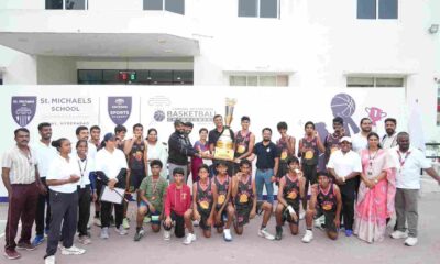 St Pious (Alwal) down Army Public School to win Crimson International Basketball Championship