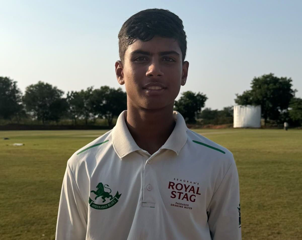 Anirudh Naik hammers double century; Harsh, Rehmath, Varun, Pranav, Arush shine